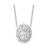Gems One 14Kt White Gold Diamond (1/2Ctw) Necklace - NK10079-4WC photo