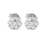 Gems One 14Kt White Gold Diamond (3/4Ctw) Earring - ER29581-4WH photo