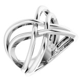 14K White Freeform Ring - 65212260001P photo