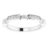 14K White 1/5 CTW Diamond Anniversary Band - 652290601P photo 3