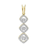 Gems One 14KT Yellow Gold & Diamond Rhythm Of Love Neckwear Pendant  - 1/2 ctw - ROL1063-4YC photo