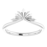 14K White Starburst Ring - 52004101P photo 3