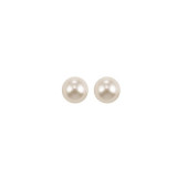 Gems One 14Kt White Gold Pearl (1 Ctw) Earring - PS3.5AA-4W photo