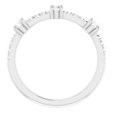 14K White 1/3 CTW Diamond Anniversary Band - 1241016002P photo 2