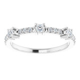 14K White 1/3 CTW Diamond Anniversary Band - 1241016002P photo 3