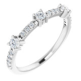 14K White 1/3 CTW Diamond Anniversary Band - 1241016002P photo