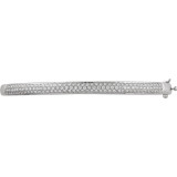 14K White 1 CTW Diamond Pave' Bracelet - 65157860000P photo 2