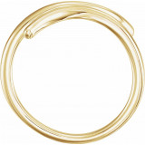 14K Yellow Bypass Ring - 51630102P photo 2