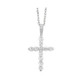 Gems One 14Kt White Gold Diamond (1/2Ctw) Pendant - HDCR008-4WD photo