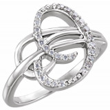 14K White 1/6 CTW Diamond Ring - 1227146000P photo