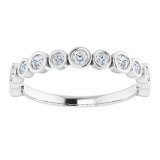 14K White 1/3 CTW Diamond Anniversary Band - 1236356021P photo 3