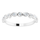 Platinum 1/4 CTW Diamond Anniversary Band - 123175603P photo 3