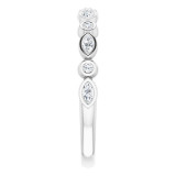 Platinum 1/4 CTW Diamond Anniversary Band - 123175603P photo 4