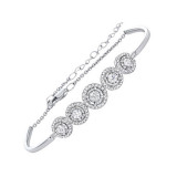 Gems One 14Kt White Gold Diamond (1Ctw) Bangle - BG10014-4WC photo