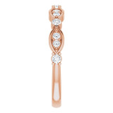 14K Rose 1/3 CTW Diamond Anniversary Band - 123956602P photo 4