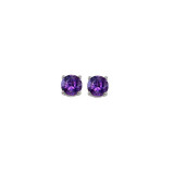 Gems One 14Kt White Gold Amethyst (1/2 Ctw) Earring - EMR40-4W photo