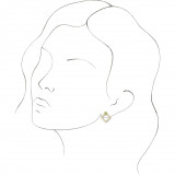 14K Yellow Peridot & 1/3 CTW Diamond Earrings - 868896027P photo 3