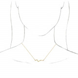 14K Yellow 1/10 CTW Diamond Constellation 18 Necklace - 86902616P photo 3