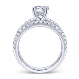 Gabriel & Co. 14k White Gold Nova Free Form Engagement Ring - ER12819R4W44JJ photo 2