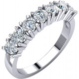 14K White 1 CTW Diamond Anniversary Band - 68195106P photo