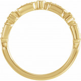 14K Yellow 1/8 CTW Diamond Anniversary Band - 653557600P photo 2