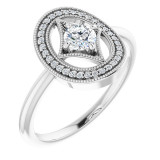 14K White 1/3 CTW Diamond Ring - 12311160000P photo