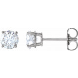 14K White 1 CTW Diamond Earrings - 187470194P photo