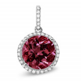 Stanton Color 14k Gold Rhodolite Pendant photo