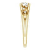 14K Yellow 1/6 CTW Diamond Negative Space Ring - 124185601P photo 4