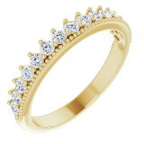 14K Yellow 1/2 CTW Diamond Anniversary Band - 123864601P photo