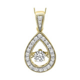 Gems One 14KT Yellow Gold & Diamond Rhythm Of Love Neckwear Pendant  - 1/3 ctw - ROL1085-4YC photo