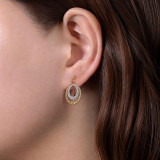 Gabriel & Co. 14k Two Tone Hampton Diamond Drop Earrings - EG13432M45JJ photo 2