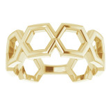 14K Yellow Geometric Ring - 51665102P photo 3