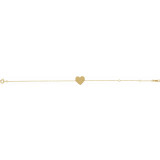 14K Yellow Heart 7-8 Bracelet - BRC7821001P photo 2