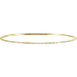 14K Yellow 1 CTW Diamond Stackable Bangle 8 Bracelet - 6733760005P photo