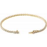 14K Yellow 3 CTW Diamond Line 7 Bracelet - 653536603P photo 2