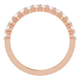 14K Rose 3/8 CTW Diamond Anniversary Band - 12287760014P photo 2