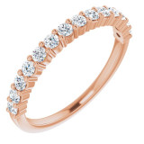 14K Rose 3/8 CTW Diamond Anniversary Band - 12287760014P photo