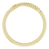 14K Yellow Infinity-Inspired Rope Ring - 51724102P photo 2