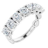 14K White 1 3/4 CTW Diamond Anniversary Band - 12286360005P photo