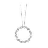 Gems One 14Kt White Gold Diamond (1 Ctw) Pendant - PD10637/100-4WF photo
