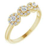 14K Yellow 3/8 CTW Diamond Anniversary Band - 124025605P photo