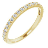 14K Yellow 1/4 CTW Diamond French-Set Anniversary Band - 1238836001P photo