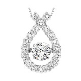 Gems One 14KT White Gold & Diamond Rhythm Of Love Neckwear Pendant  - 3/4 ctw - ROL1138-4WC photo