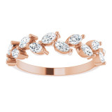 14K Rose 5/8 CTW Diamond Anniversary Band - 123859602P photo 3