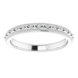 14K White .05 CTW Diamond Matching Band - 123162600P photo 3