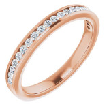 14K Rose 1/4 CTW Diamond Anniversary Band - 12298160006P photo