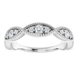 14K White 1/2 CTW Diamond Anniversary Band - 123441600P photo 3