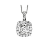 Gems One 14Kt White Gold Diamond (1/2Ctw) Pendant - FP1422/50-4WC photo