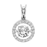 Gems One 14KT White Gold & Diamond Rhythm Of Love Neckwear Pendant  - 1-1/4 ctw - ROL1164-4WC photo